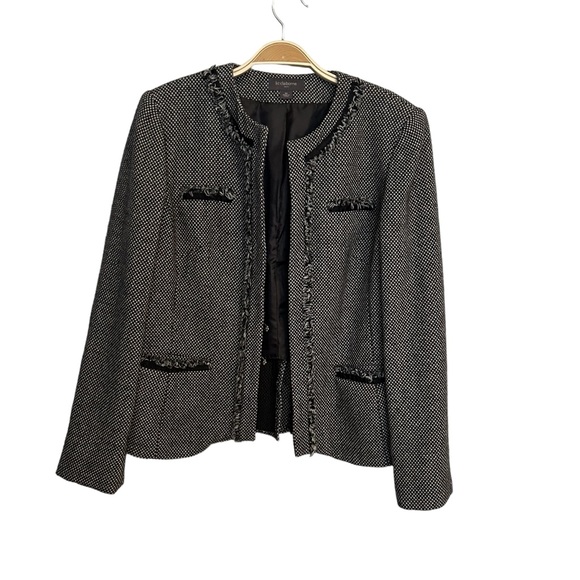 Black And White Liz Claiborne Blazer - Picture 1 of 4